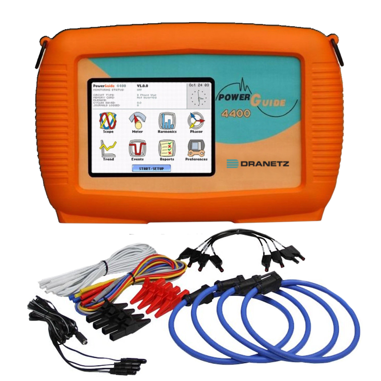 Analizador de redes<br>Dranetz PowerGuide 4400